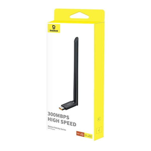 Baseus USB network card 300Mb/s - Svart