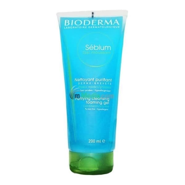 Gel Moussant - BIODERMA - SEBIUM - 200 ml - Fettig Hy - utan doft