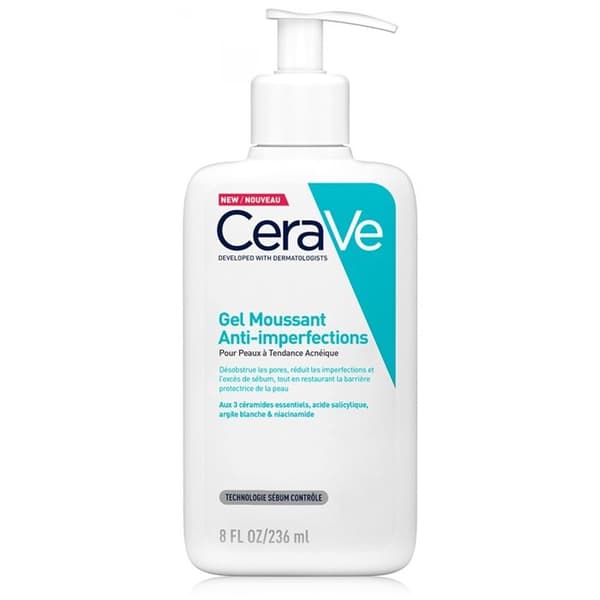 Gel Moussande Anti-Imperfectioner - CeraVe - 236ml - Icke komedogen - Fet hud - Akne