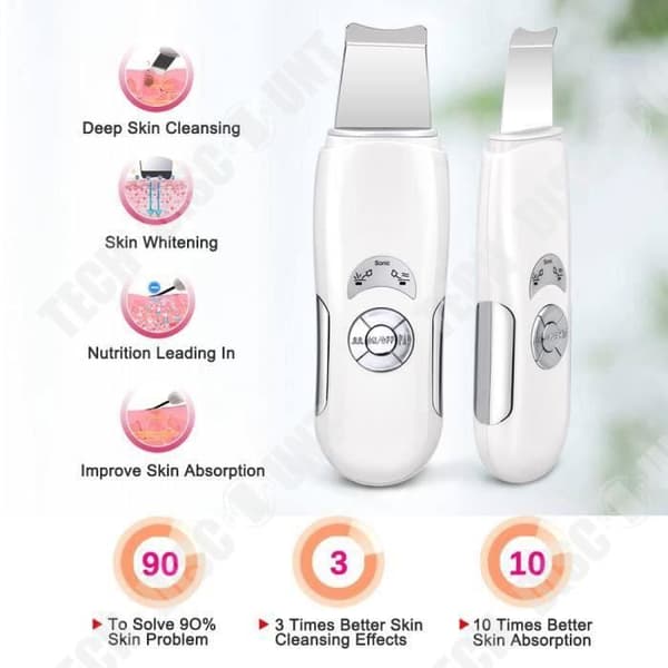 TD® Ultrasonic Face Cleaning Skin Scrubber Ansiktsmaskin