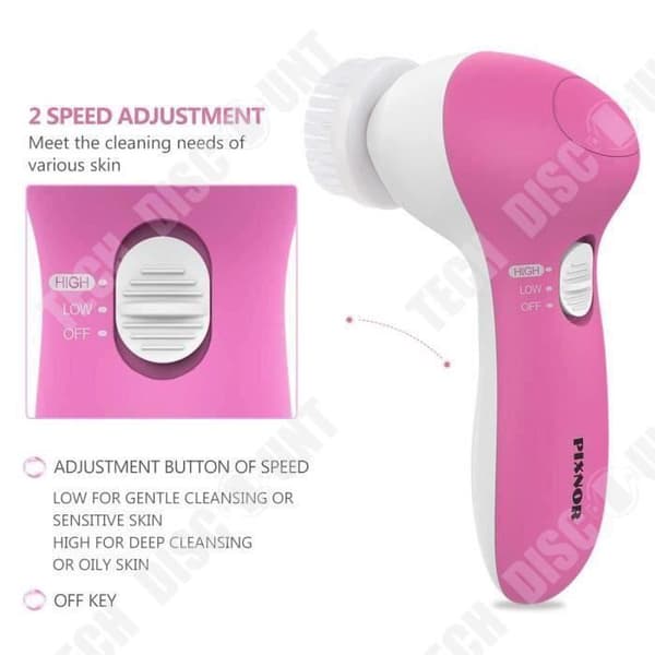 TD® 8in 1 elektrisk elektrisk ansiktshudvårdsrengöringsborste massagemaskin