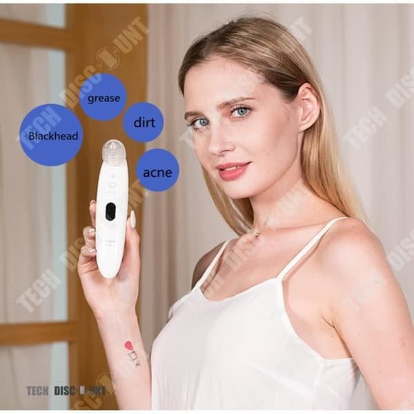 TD® Blackhead Extractor Ansiktsrengöring Dammsugare Ta bort Acne Exfoliering Bärbar elektrisk hudvård Fetttvätt