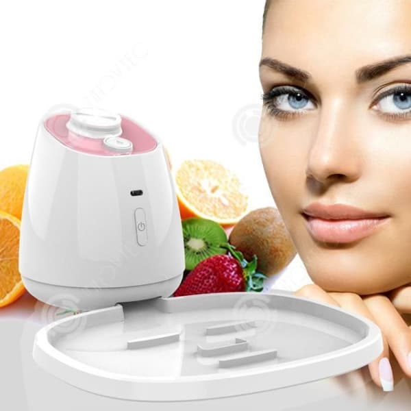 INN Maskin automatisk naturlig ansiktsfrukt ansiktsmask röstsändning hudvård anti-rynkor anti-akne föryngra -vit och b