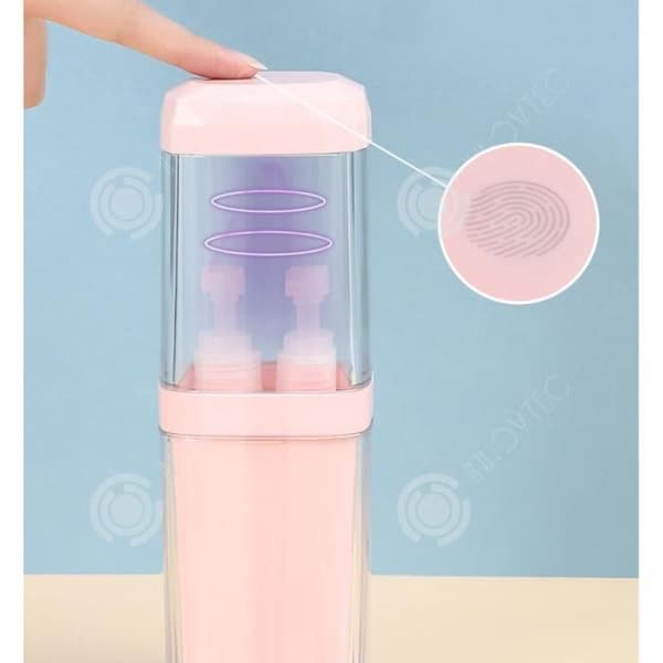 INN® Travel Portable Par Tandborste Box Wash Set Business Wash Mouth Cup Ultraviolett tandborste Steriliserad