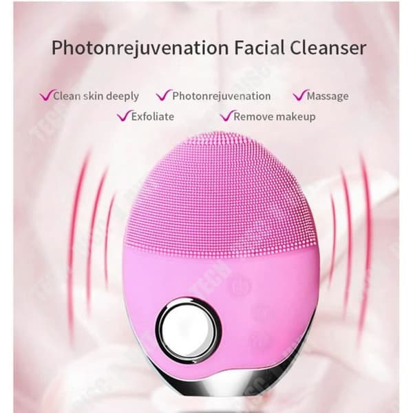 TD® Ultrasonic Skin Scrubber Face dynamisk silikonrengöring trådlös laddning ultraljud porrengöring