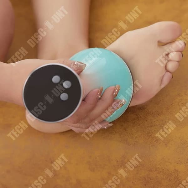 TD® 9-hastighets elektrisk Meridian Gua Sha-borste Rött ljus Uppvärmning buken Vibration Elektrisk skrapmassager