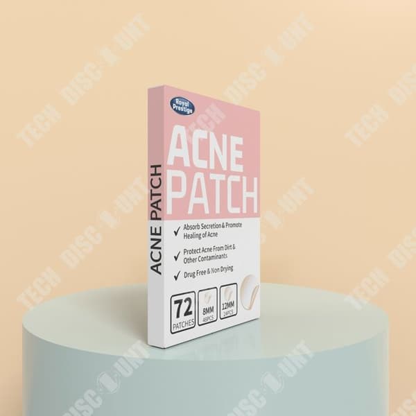 TD® Invisible Acne Patch med salicylsyra, Acne Mark Patch, Natural Acne Removal Patch, Hydrokolloid Patch