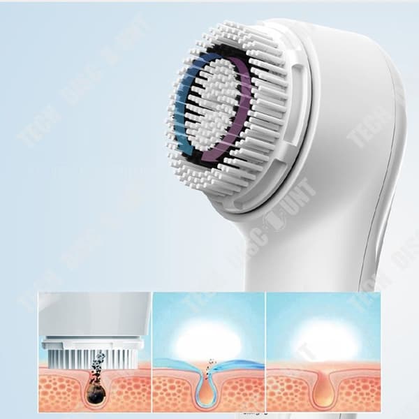 TD Electric Facial Cleaner Beauty Instrument Ultrasonic Facial Pore Cleaner Ansiktstvättinstrument