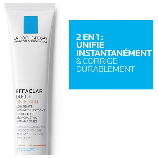 Effaclar Duo+ Unifying La Roche Posay - Light Anti-Imperfection Tinted Care 40ml