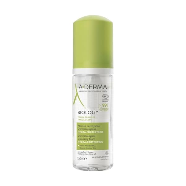 Mousse Rengörande Dermatologisk - A-Derma - Biologi - 150ml - Hypoallergen - Känslig Hud