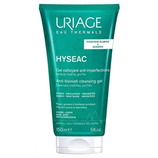 Gel Rengörande Uriage Hyseac - Fet Hy - Hypoallergenisk - 150ml