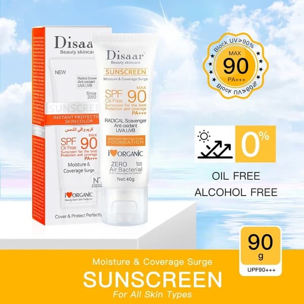 Disaar Facial Sunscreen Cream SPF 90 Body Protector Solar Lotion