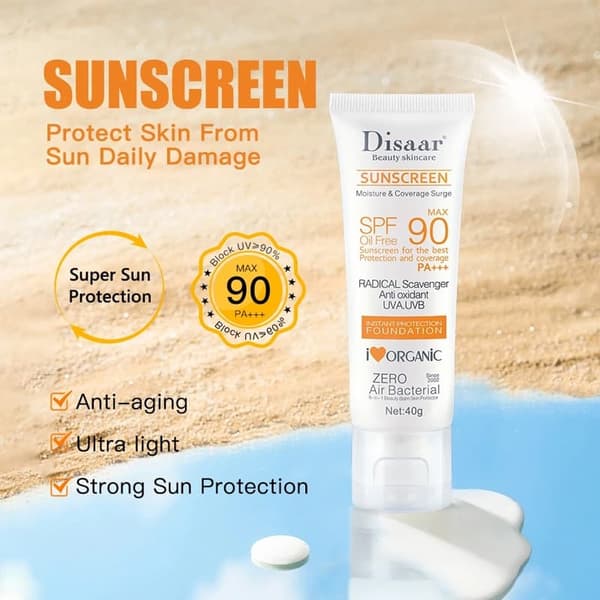 Disaar Facial Sunscreen Cream SPF 90 Body Protector Solar Lotion