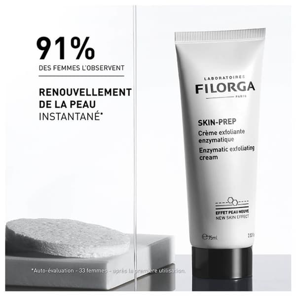 Exfolierande kräm - FILORGA - Skin Prep - Dubbel exfoliering - Niacinamid - 75 ml