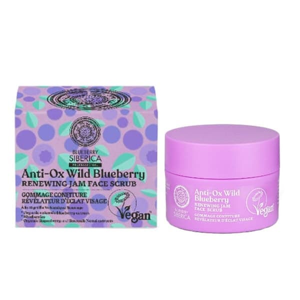 Kasvojen kuorinta-aine Natura Siberica ANTI-OX WILD BLUEBERRY 50 ml
