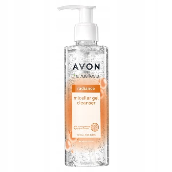 AVON Micellär ansiktsrengöringsgel med granatäpple- och papayaextrakt 195 ml