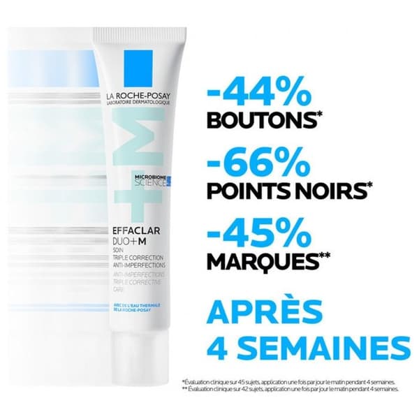 La Roche-Posay Effaclar Duo+M Triple Correction Anti-Imperfection Treatment 40ml