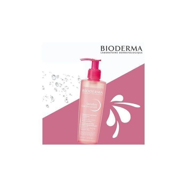 Gel Moussande - BIODERMA - Sensibio - 200 ml - Icke komedogen - Utan parfym