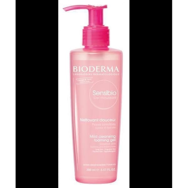 Gel Moussande - BIODERMA - Sensibio - 200 ml - Icke komedogen - Utan parfym