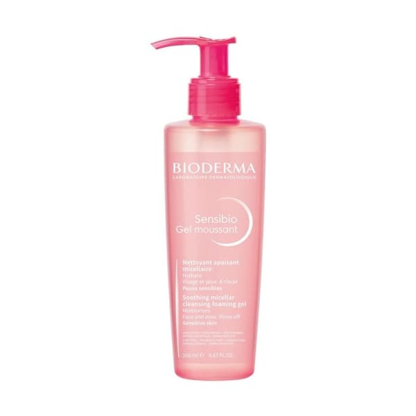 Gel Moussande - BIODERMA - Sensibio - 200 ml - Icke komedogen - Utan parfym