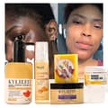 Miniatyrbillede 1 af 2: Kurkuma Hudplejeprodukt, Opstrammende Anti Plet, Rensende Exfoliering, Sæt