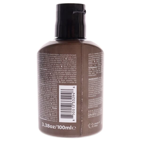 Refresh No Rinse Sk�gvask fra Reuzel til m�nd - 3,38 oz sk�gs�be