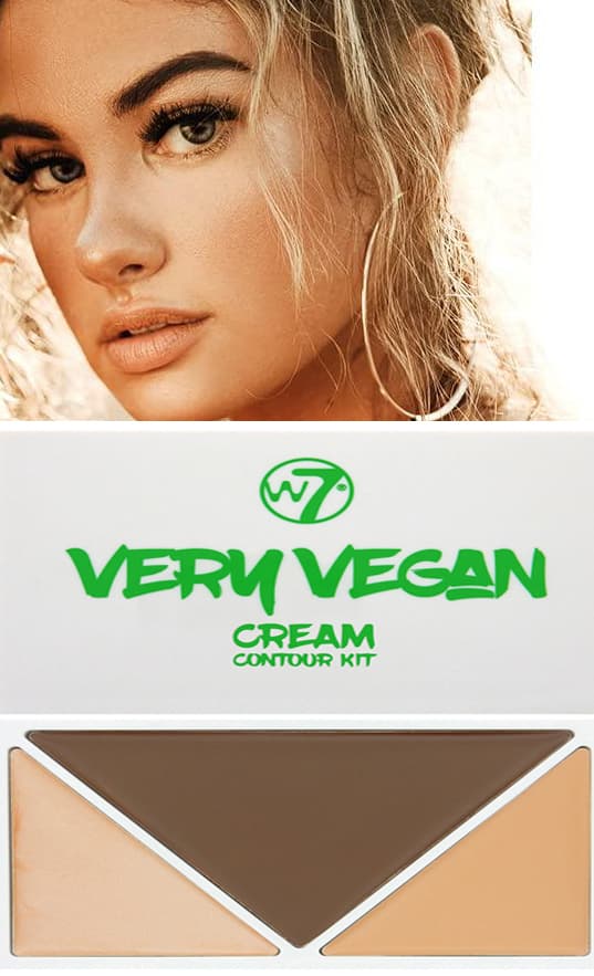 W7 Very Vegan Cream Contour Kit - Medium Tan