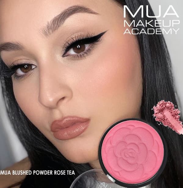 MUA Blushed Matte Blush Powder - Rose Tea