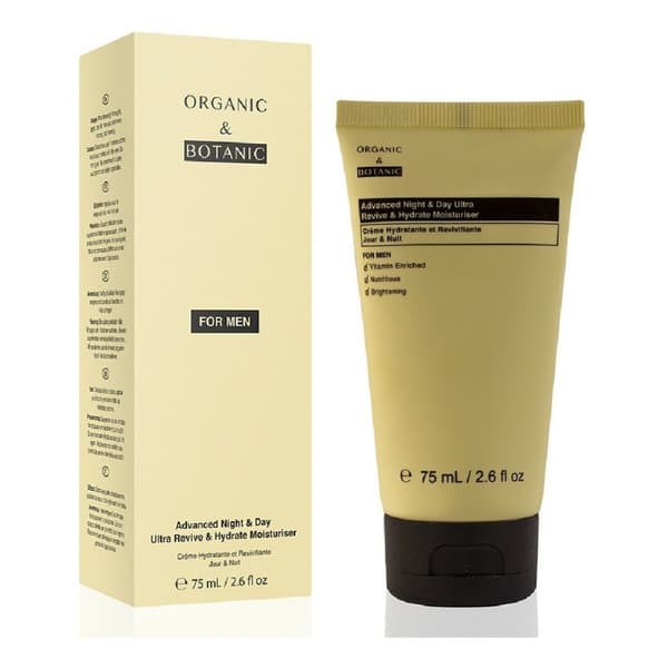 Fugtgivende Ansigtsbehandling Organic & Botanic For Men 75 ml