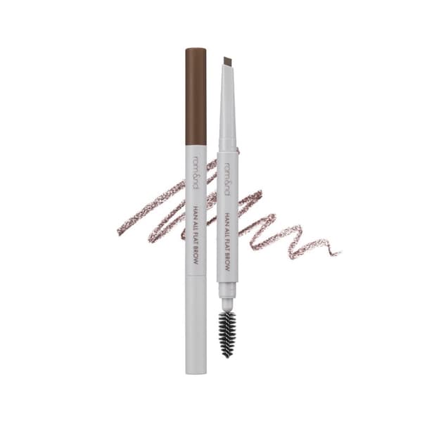 rom&nd Han All Flat Brow W2 Mild Wood 0.17 g - kulmakynä, lämmin maitomainen ruskea