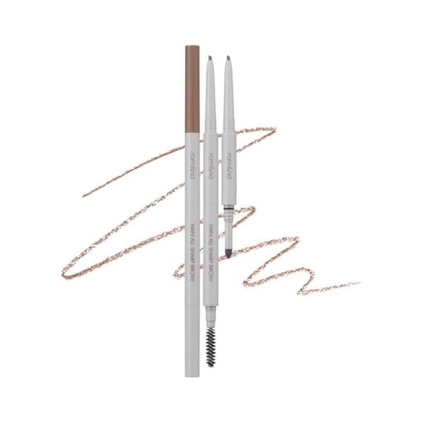 rom&nd Han All Sharp Brow W3. Meery Blondy 0.24 g - kulmakynä luomivärillä, lämmin vaalea