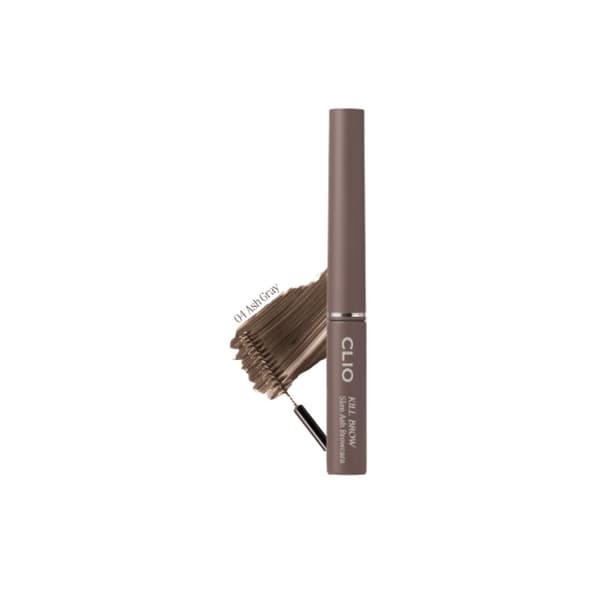 CLIO Kill Brow Slim Ash Browcara #04 Ash Gray 3g - sval askfärgad ögonbrynsmascara