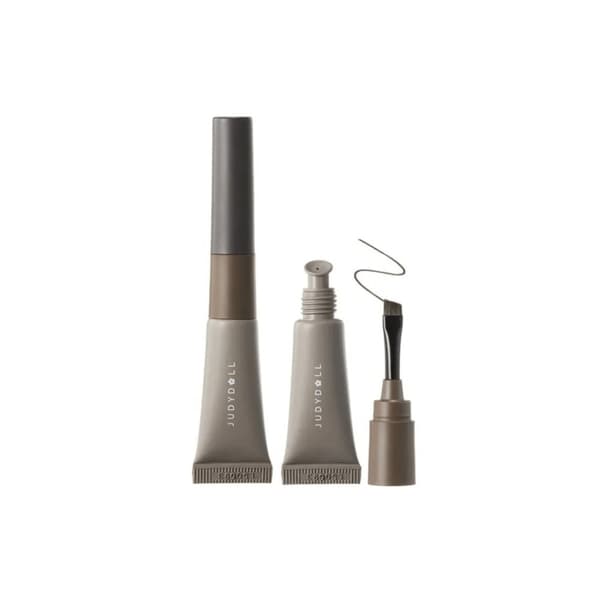 Judydoll 2-i-1 eyeliner ögonbrynsgel #02 mörkbrun 5g - mörkbrun ögonbrynsgel