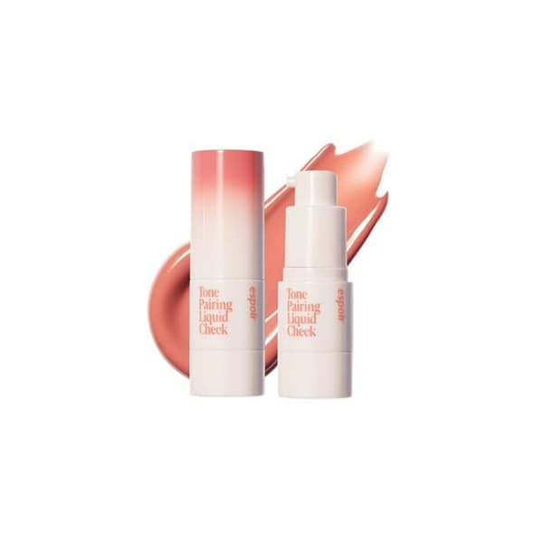 Espoir Tone Pairing Liquid Cheek #04 Persimmon 4g - persikanpuna kermanvärisenä