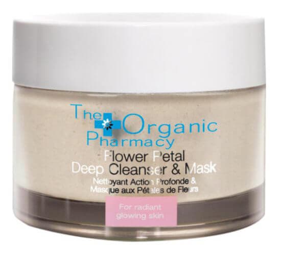 The Organic Pharmacy Flower Petal Deep Cleanser and Exfoliating Mask