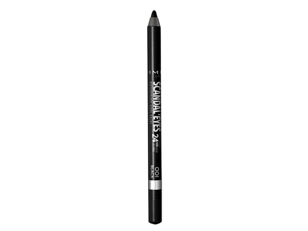 Rimmel London Scandal Eyes Kohl Kaja Eye Liner Pencil, Waterproof, Smudge-Proof Formula For Sensitive Eyes, Jet Black