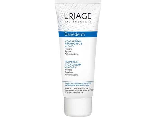 Uriage Bariéderm Cica-Cream, Gräddvit, Unisex, Skyddande, Reparation, Utjämnande, Vårdande, Problemhud, Känslig hud, 100 ml, Rör