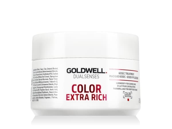 Goldwell Dualsenses Color Extra Rich 60Sec hiustenhoito, värjätyt hiukset, 200ml
