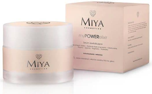 Miya Cosmetics Natural Revitalizing Face Serum | 50 ML | Contains Bee Wax, Vitamins &amp; Oils | Reduces Wrinkles &amp; Signs of Fatigue | Makes the