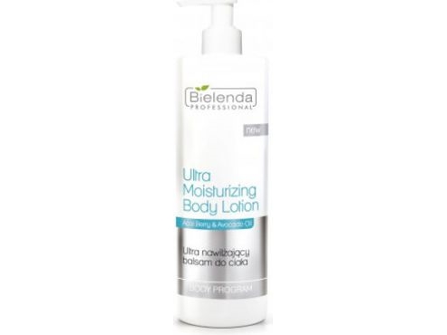 Bielenda Professional Ultra Moisturising Body lotion with Acai Berry & Avocado Oil 500ml