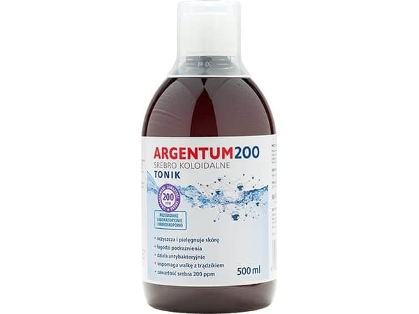 Aura Herbals Face Tonic Argentum 200 200PPM kolloidalt sølv 500ml