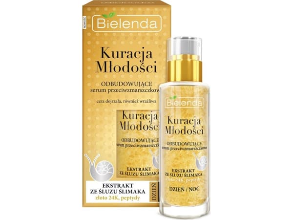 BIELENDA_Kuracja Młodości gjenoppbyggende anti-rynke serum med snegleslimekstrakt dag/natt 30ml