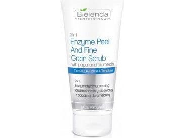 BIELENDA PROFESSIONAL_Face Program 2in1 Enzymatic Fine Grain Scrub, enzymatisk finkornet ansiktspeeling med Papain og Bromelain 150g