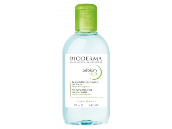 Bioderma Sébium H2O, Kvinner, 250 ml, Fet hud, Rensende, Rensende, Forfriskende, 1 stykker, Flaske