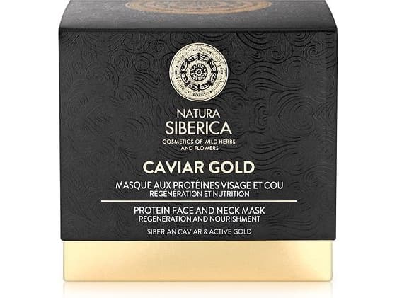 Natura Siberica Caviar Gold Protein Face and Neck Mask, 50 ml