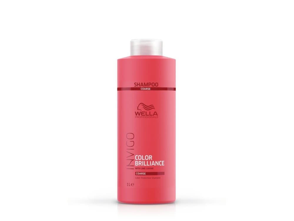 Wella Invigo Color Brilliance Coarse, Kvinner, Profesjonell, Sjampo, Farget hår, Tykt hår, Alle farger, 1000 ml