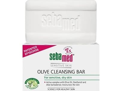 SEBAMED_Sensitive Skin Olive Cleansing Bar Olive body wash soap 150g