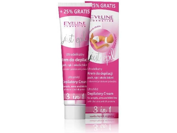 EVELINE Cosmetics Just Epil Ultra Mild Depilatory Cream 125ml Arms Armpits Bikini