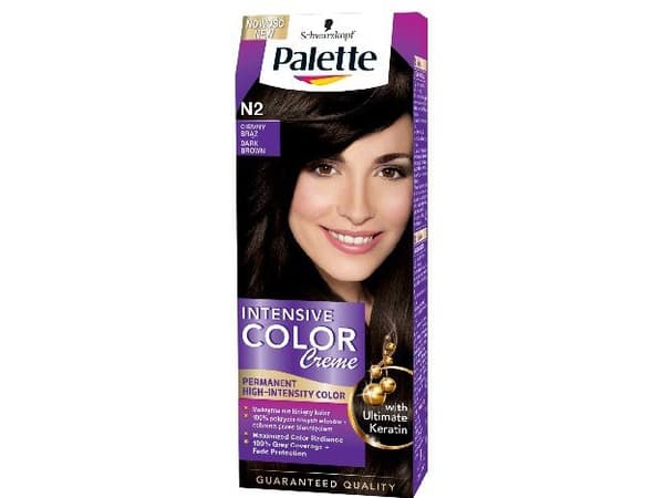 Palett Intensive Color Creme fargekrem nr. N2 - mørk brun