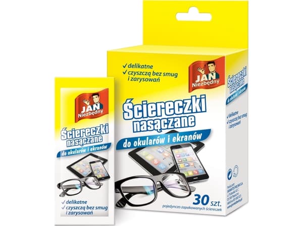 SAR JAN NZ Kosteuspyyhkeet silmälaseille 30kpl&amp;